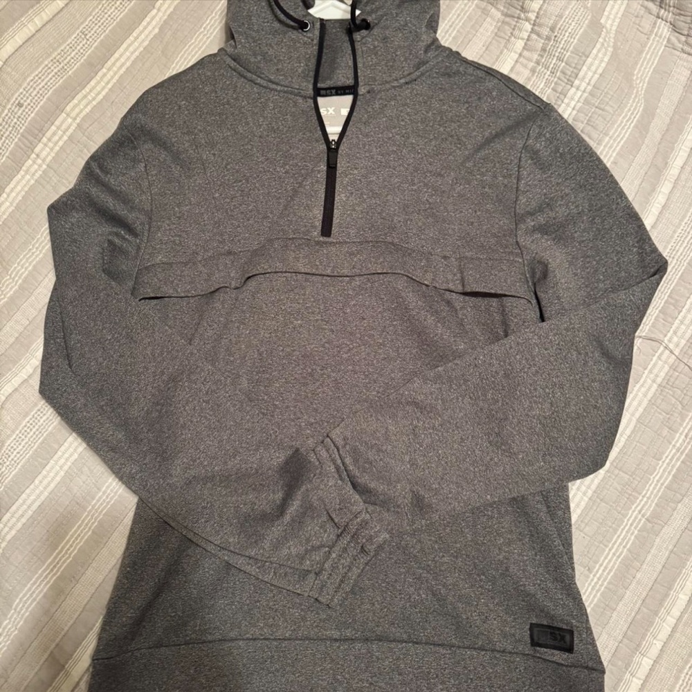 Men's Gray Quarter Zip
